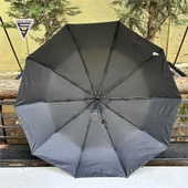 Rainwalker Tam Otomatik 10 Telli Şemsiye Düz Siyah - 5