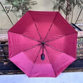 Marlux 711  Tam Otomatik Kadın Şemsiye Bordo thumbnail 4