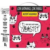 Natural Bastet Topaklanan Premium Doğal Kedi Kumu 8 Lt - 1
