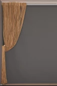 İP MODEL GOLD RENK İP PERDE 190 Cm En 280 cm Boy  2 mm şeritler halinde hazır ip perde - 5