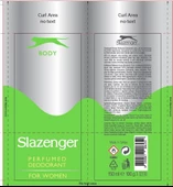 Slazenger Body Yeşil Kadın Sprey Deodorant 150 ml thumbnail 2