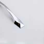 Elmas Kulp 160 mm Krom Metal Mobilya Mutfak Çekmece Dolabı Dolap Kapak Kulpları Kulbu Kulpu 16 cm - 4