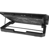 hdx4253 2 Adet Fanlı Ledli Telefon tutucu Özellikli 12"-17" Pro 7 Kademe Standlı Notebook Soğutucu - 3