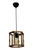 Siyah Boyalı Tekli Avize PLC-1222-AV-BSY - 1