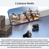 Baseus Profesyonel ANC Gürültü Engelleyici 2 Mod Kulakiçi Bluetooth Kulaklık DCLL Gaming Uyumlu - 8