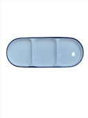 Arow Porselen 3 Bölmeli Sunumluk Çerezlik 26x10cm TR3436 - 1