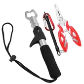 Bauer Balıkçı Aksesuar Seti Paslanmaz Pense ve Balık Tutucu Fish Grip - 1