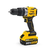 SGS PROFESYONEL DARBELİ MATKAP SETİ 20 VOLT 130 Nm 2 ADET 4.0Ah (KÖMÜRSÜZ MOTOR) - 1