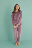 Gd Goldoremi 13164-21 Kadın Time To Shine Kadife Pijama Takım - 1