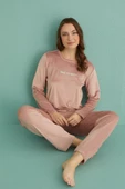 Gd Goldoremi 13166-8 Kadın Feel So Good Kadife Pijama Takım - 7