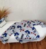 Kirpi Sonic Baskılı Şardonlu Sweatshirt - 1