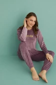 Gd Goldoremi 13164-21 Kadın Time To Shine Kadife Pijama Takım - 7