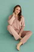 Gd Goldoremi 13166-8 Kadın Feel So Good Kadife Pijama Takım - 6