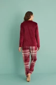 Gd Goldoremi 13312-1 Kadın Love Fall Kadife Pijama Takım - 8