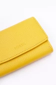 Fossil Hakiki Gerçek Deri Kadın Kartlık Cüzdan Sarı 8010 thumbnail 3