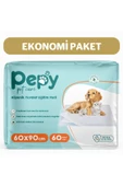 PEPY 60x90 Hijyenik Tuvalet Eğitim Pedi 30'lu 2 Paket 60 Adet - 1