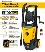 SGS PROFESYONEL YÜKSEK BASINÇLI YIKAMA MAKİNASI 1800 WATT 150 BAR - 2