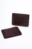 Fossil Hakiki Gerçek Deri Erkek Kartlık Cüzdan Kahverengi 8001 thumbnail 1
