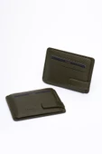 Fossil Hakiki Gerçek Deri Erkek Kartlık Cüzdan Yeşil 8001 thumbnail 1