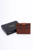 Fossil Hakiki Gerçek Deri Erkek Kartlık Cüzdan Taba 8007 thumbnail 6