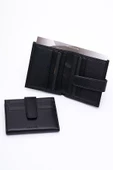 Fossil Hakiki Gerçek Deri Erkek Kartlık Cüzdan Siyah 8007 thumbnail 1