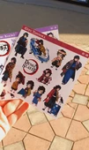 Giyu Tomioka-Shinobu Kochō -Demon Slayer-2li çıkartma-etiket-süsleme-hediye- başarı çıkartmaları thumbnail 8