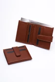 Fossil Hakiki Gerçek Deri Erkek Kartlık Cüzdan Taba 8007 thumbnail 1