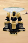 Tutankhamun Buhurdanlık Esansiyel Yağ Brülörü Aantik Mısır Firavun - 9