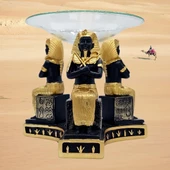 Tutankhamun Buhurdanlık Esansiyel Yağ Brülörü Aantik Mısır Firavun - 4