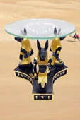 Anubis Buhurdanlık Esansiyel Yağ Brülörü Antik Mısır Firavun thumbnail 10