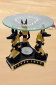 Anubis Buhurdanlık Esansiyel Yağ Brülörü Antik Mısır Firavun thumbnail 9