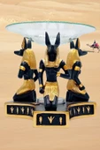 Anubis Buhurdanlık Esansiyel Yağ Brülörü Antik Mısır Firavun thumbnail 7