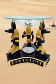 Anubis Buhurdanlık Esansiyel Yağ Brülörü Antik Mısır Firavun thumbnail 11