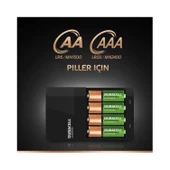 Duracell Cef 14 Pil Şarj Cihazı 10 Adet 750 Mah Aaa ve 2 Adet 1300 Mah Aa Şarj Edilebilir Piller - 3