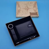 Siyah Touchpen Kalem Anahtarlık Cüzdan Dekoratif Hediyelik - 1