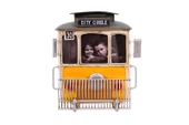 Dekoratif Metal Çerçeve Tramvay Temalı Vintage Hediyelik - 1