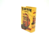 Kutu Kitap Taksim Ahşap Suni Deri Kaplı Dekoratif Hediyelik - 3