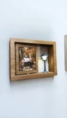 SOKAK LAMBALI IŞIKLI AHŞAP KUTU FOTOĞRAF ÇERÇEVESİ 1 ADET 10X15 FOTOĞRAF HEDİYE - 3