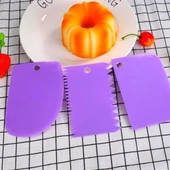 BUFFER® Pasta Hamur Şekillendirici Spatula Kesici Kazıyıcı Dekoratör Set - 3