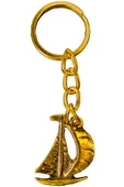 Anahtarlık Yelkenli Pirinç Döküm - 5