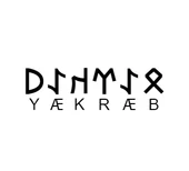 Göktürkçe BERKAY İsmi Yazı Sticker Yükseklik 5 Cm - 2