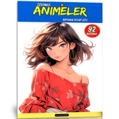 Sevimli Animeler Boyama Kitap Seti (92 Süper BOYAMA) - 1