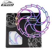 PRO 180 mm Bukalemun Rotor Bisiklet Disk Fren Rotoru 180mm 6 Vida MTB Ultra Hafif Rainbow Rotor - 1