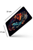 SonicTouch Ying Yang Temalı Mavi Turuncu Koi Balığı Kaydırmaz Gaming Oyuncu Dikişsiz Mouse Pad/Ped 17x21cm - 2