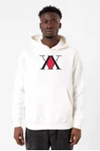 Hunter x Hunter Anime Logo Beyaz Erkek 3ip Kapşonlu Sweatshirt thumbnail 1
