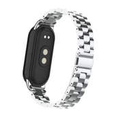 Xiaomi Mi Band 9 KRD-04 Metal Baklalı Bileklik Paslanmaz Kordon - 5