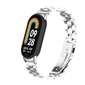 Xiaomi Mi Band 9 KRD-04 Metal Baklalı Bileklik Paslanmaz Kordon - 1