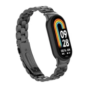 Xiaomi Mi Band 9 KRD-04 Metal Baklalı Bileklik Paslanmaz Kordon - 7