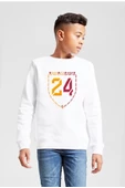 24 Şampiyonluk Beyaz Çocuk 2ip Sweatshirt - 1