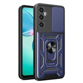 Realme C65 4G Kılıf Magnetik Standlı Kamera Korumalı Redclick Sürgülü Vega Kapak - 1